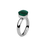 Кольцо Qudo Firenze emerald 17.2 мм 610447 G/S