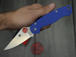 Нож Spyderco Paramilitary 2 Blue C81GBL