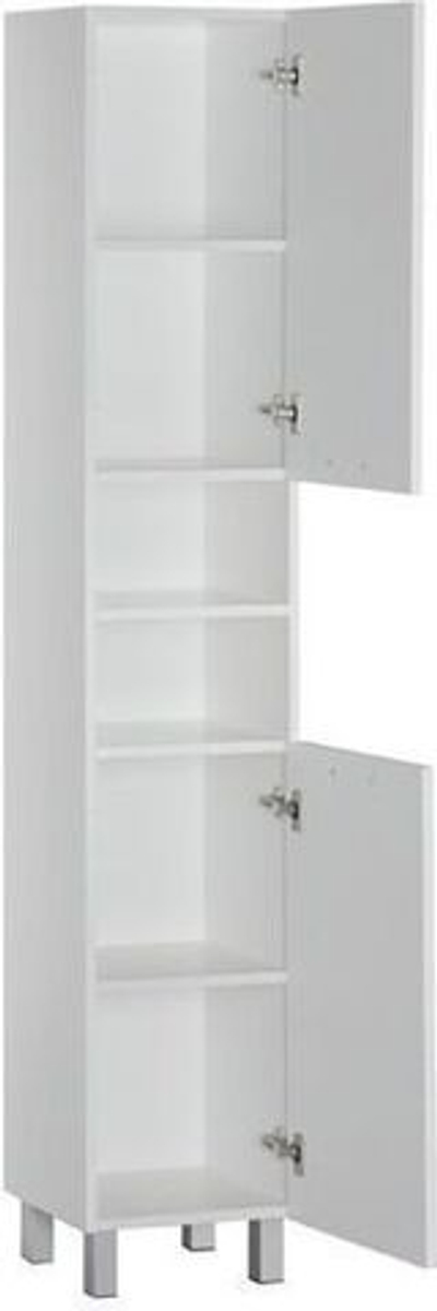 Шкаф-пенал для ванной Aquanet Доминика 35 белый