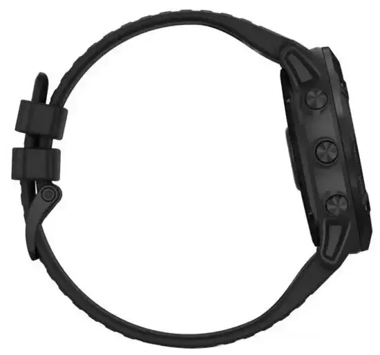 Умные часы Garmin Fenix 6X Pro черный с черным ремешком