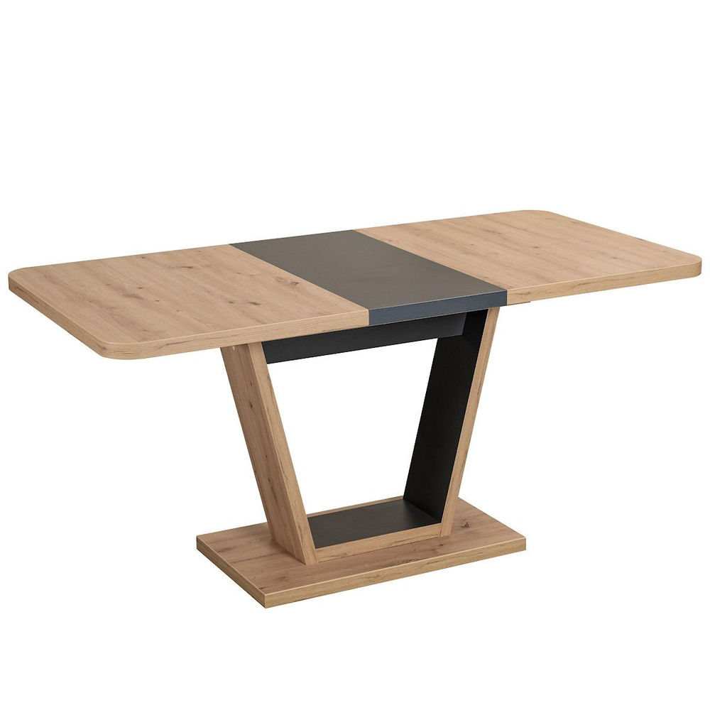 Стол LA ALTA VEKTOR M дуб вотан, каркас графит