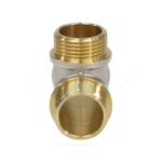 Тройник латунь никель Ду 20 (3/4") НР/НР/НР 9010 ГОСТ 32585-2013 Aquasfera 9010-02
