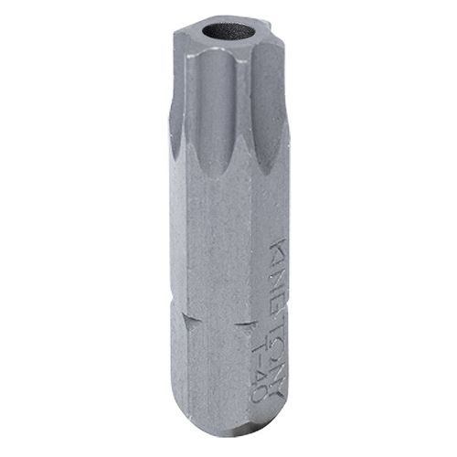 KING TONY (102540U) Вставка (бита) торцевая 1/4", L = 25 мм, TORX с отверстием, T40