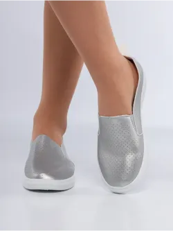 Мокасины летние с перфорацией