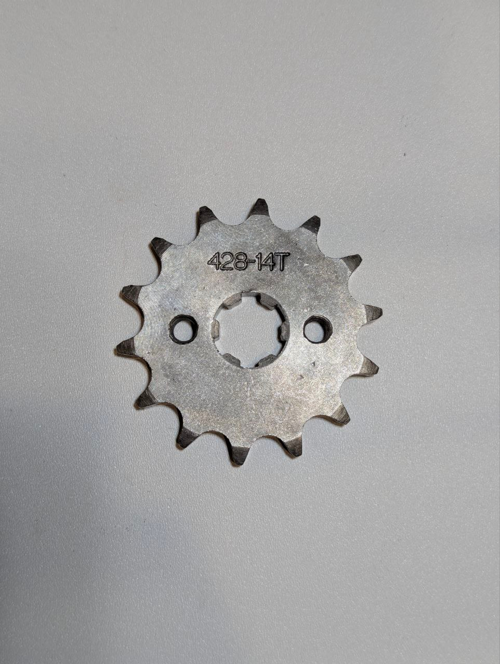 Звезда ведущая передняя для питбайка, мопеда (428-14Т) 17мм сталь