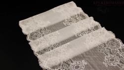 Эластичное кружево, 27 см, молоко (Арт: EK-2656), м