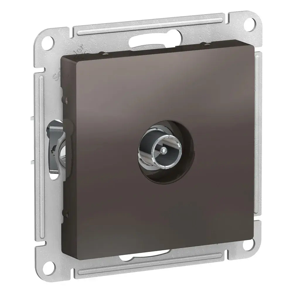 ATLASDESIGN TV РОЗЕТКА проходная 4дБ, механизм, МОККО