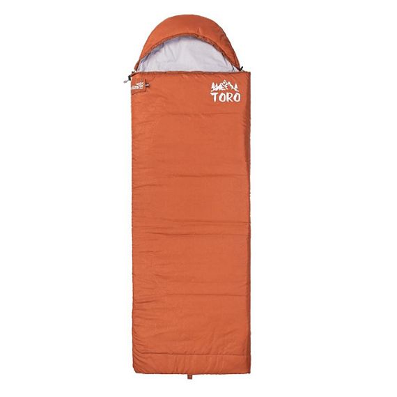 Спальный мешок TORO 300R (210х70, правый, стратекс, оранжевый) (T-HS-SB-T-300R) Helios