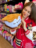 Мягкая игрушка Пушин Кот Кэт бутерброд 17 см
