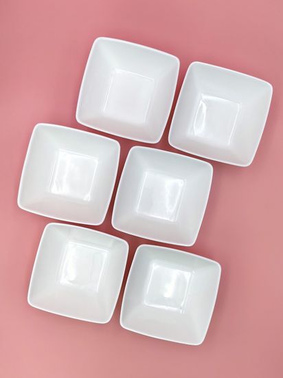 Пиала 12х5 см. квадратная, набор 6 шт. "Орнамент"