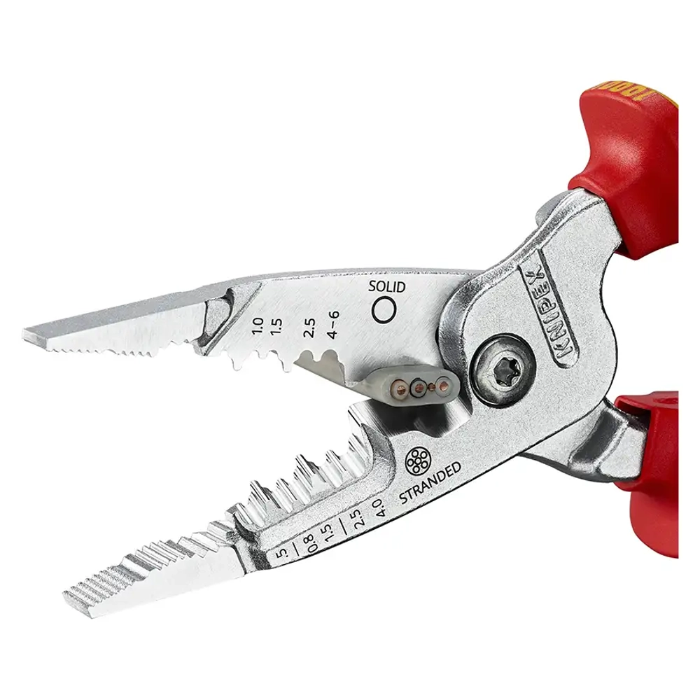 Многофункциональные клещи для электромонтажных работ 200 мм Knipex 13 76 200 ME
