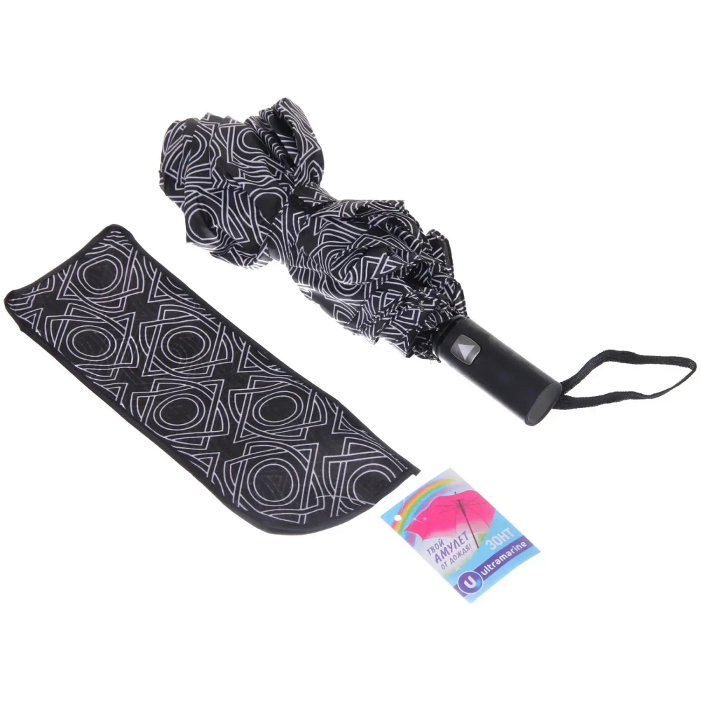 Зонт женский полуавтомат «Тэлли», микс 4 цвета, 8 спиц, d-100см, длина в слож. виде 30см