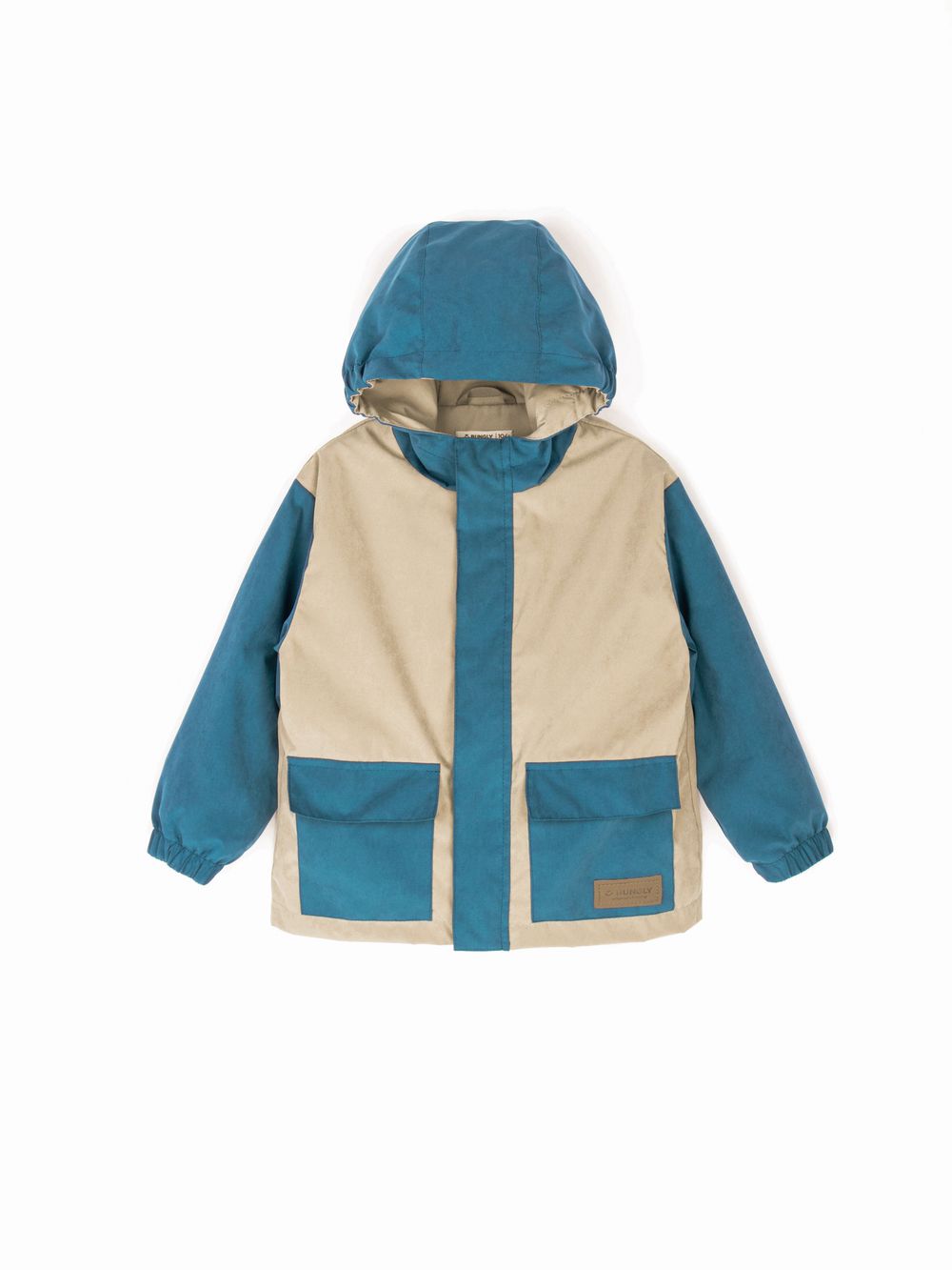 Ветровка Колор блок "Сафари/Деним" 7+