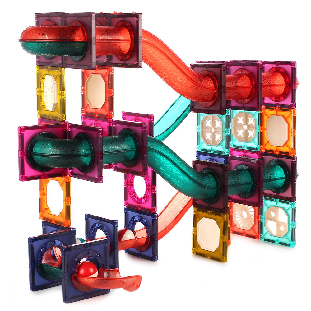 Конструктор магнитный 111эл., коробка S-C020