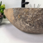 Раковина из речного камня RS-63623 (46*42*15) 0122