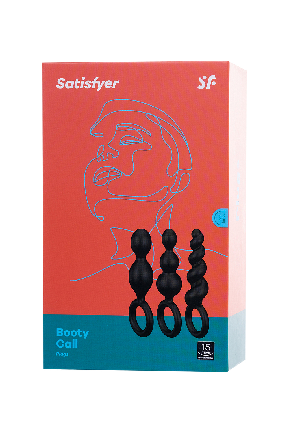 Набор анальных плагов Satisfyer, силикон, чёрный, 13,5 см.