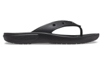 Crocs Classic Crocs Flip EVA clip-toed embossed flip-flops for men and women in the same style black