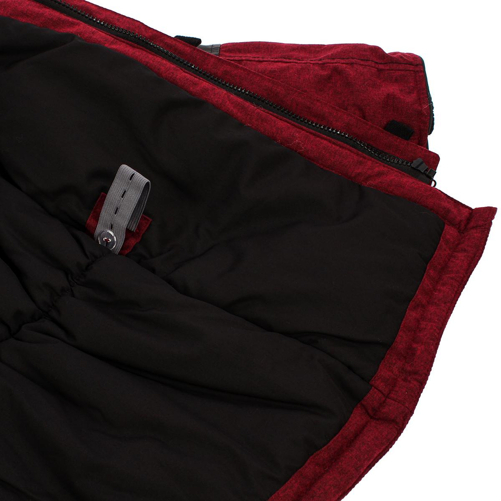 Куртка Торес 300 гр. р.6 (122) бордовый меланж/черный