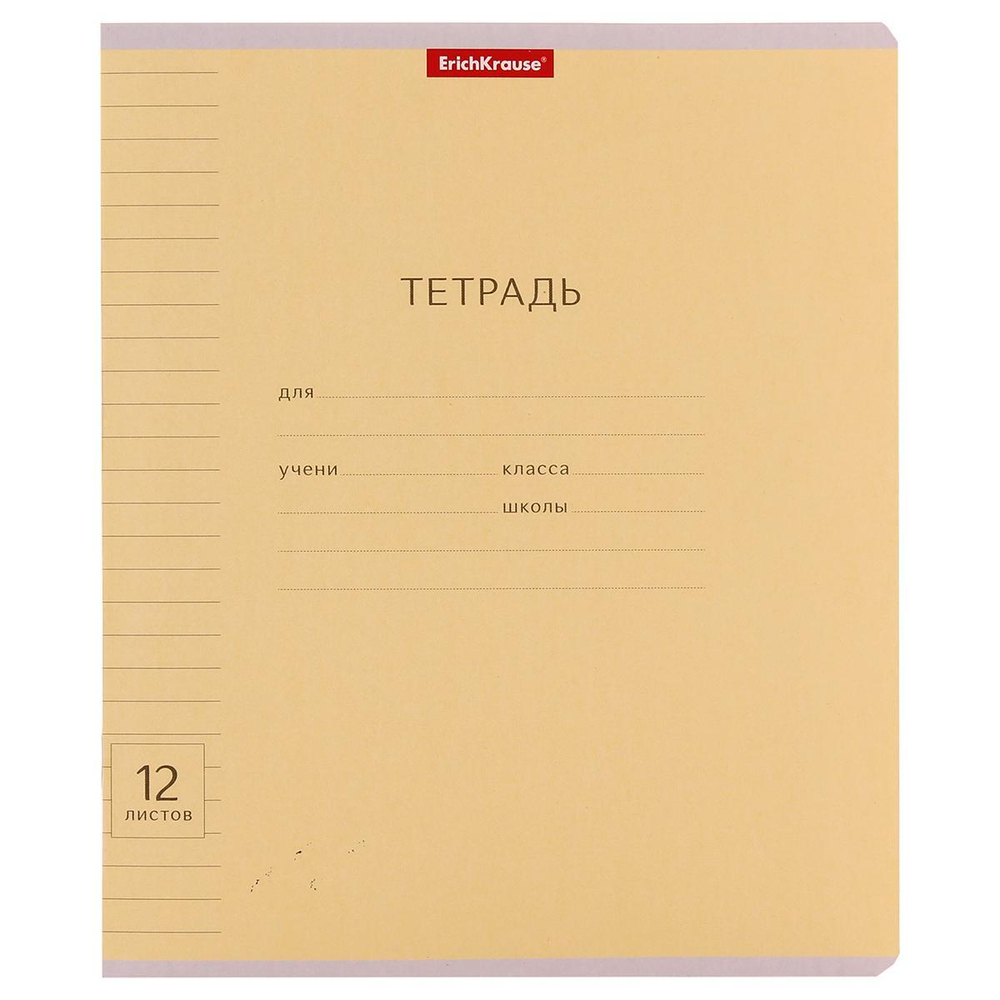 Тетрадь школьная А5 12л линия,ассорти "Классика Visio" (Erich Krause) микс цветов (комплект 5 шт)