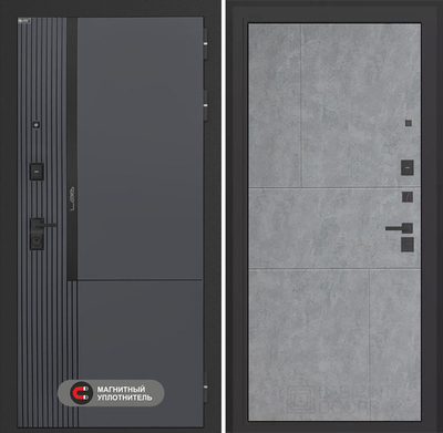 Входная дверь Лабиринт Лаб 2 Про - 21 Бетон светлый