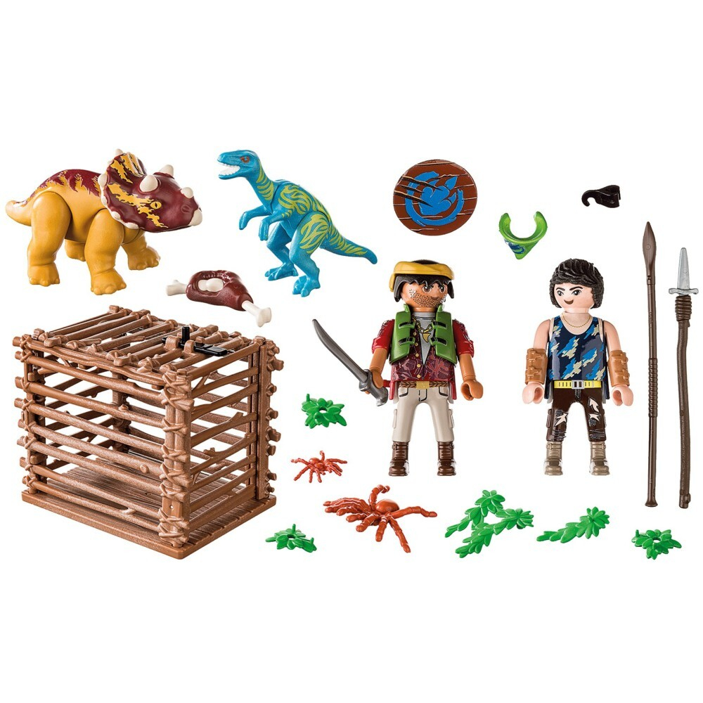 Playmobil — Стартовый набор «Освобождение трицератопса» 71378 / артикул   71378  / GTIN 4008789713780