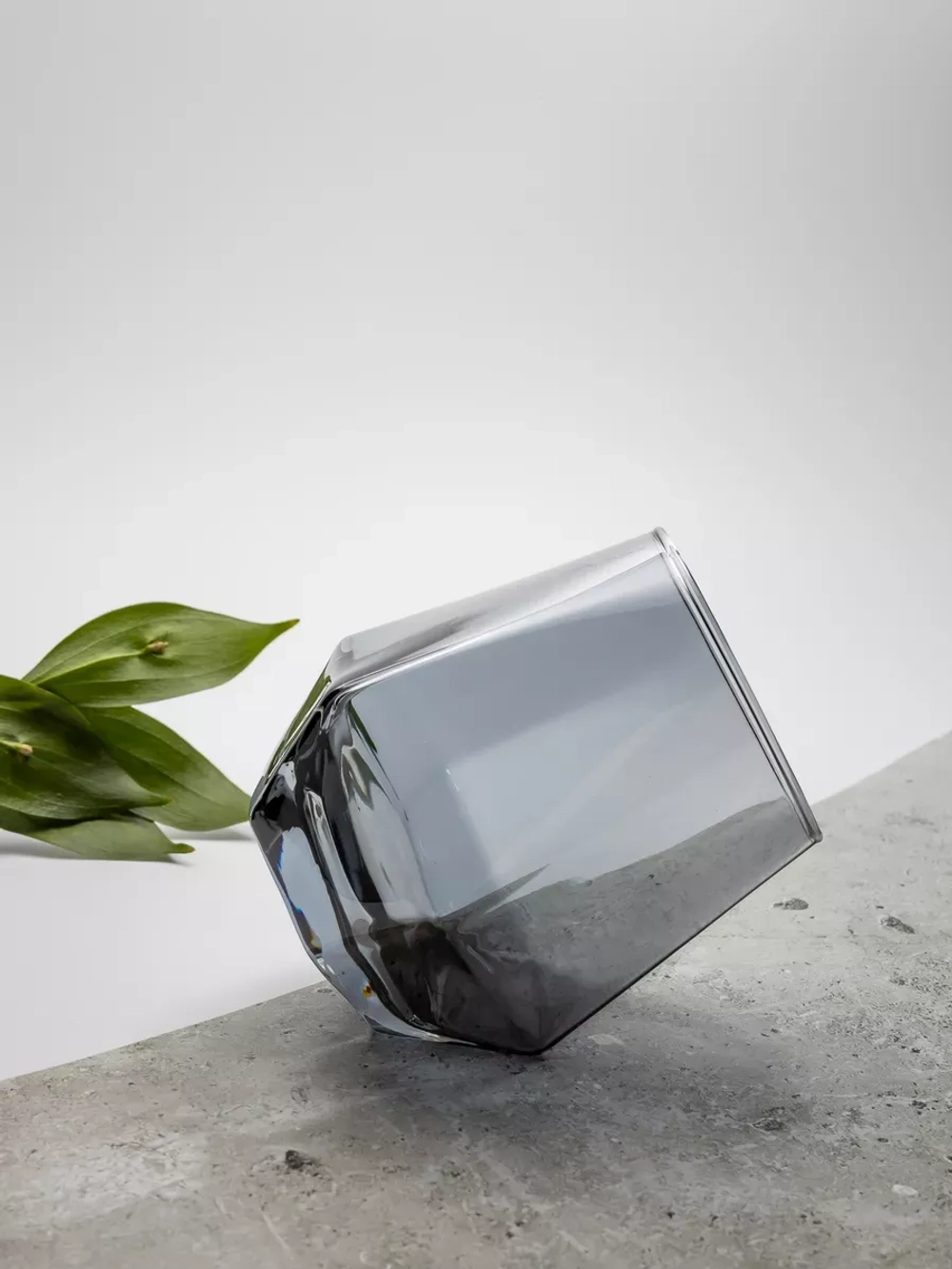 Набор шестигранных бокалов рокс, 330мл, черные, 6 шт.