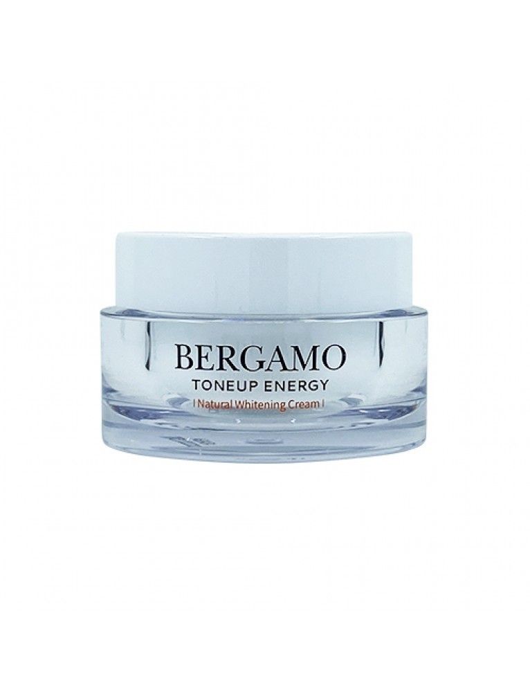 Отбеливающий крем с витаминным комплексом BERGAMO Toneup Energy Natural Whitening Cream 50 мл