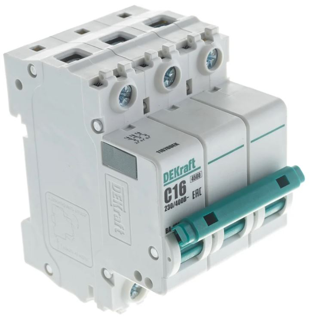 Автоматический выключатель DEKraft ВА101-4Р-040А-C 11094DEK