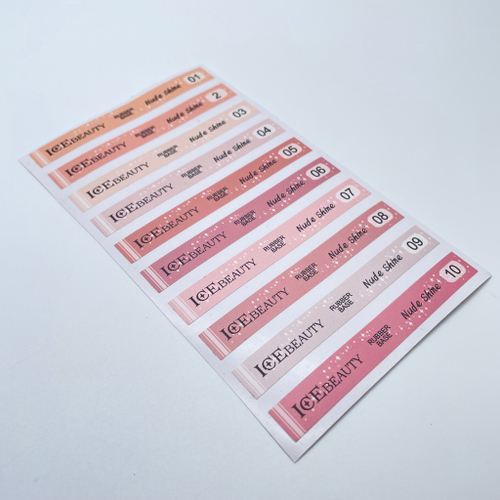 IceBeauty Наклейки на типсы коллекция "Nude Shine"