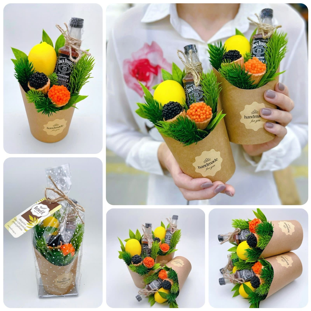 МИНИ-букет "Виски и лимон крафт»