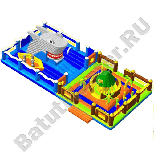 Коммерческий надувной батут "Остров сокровищ 2"