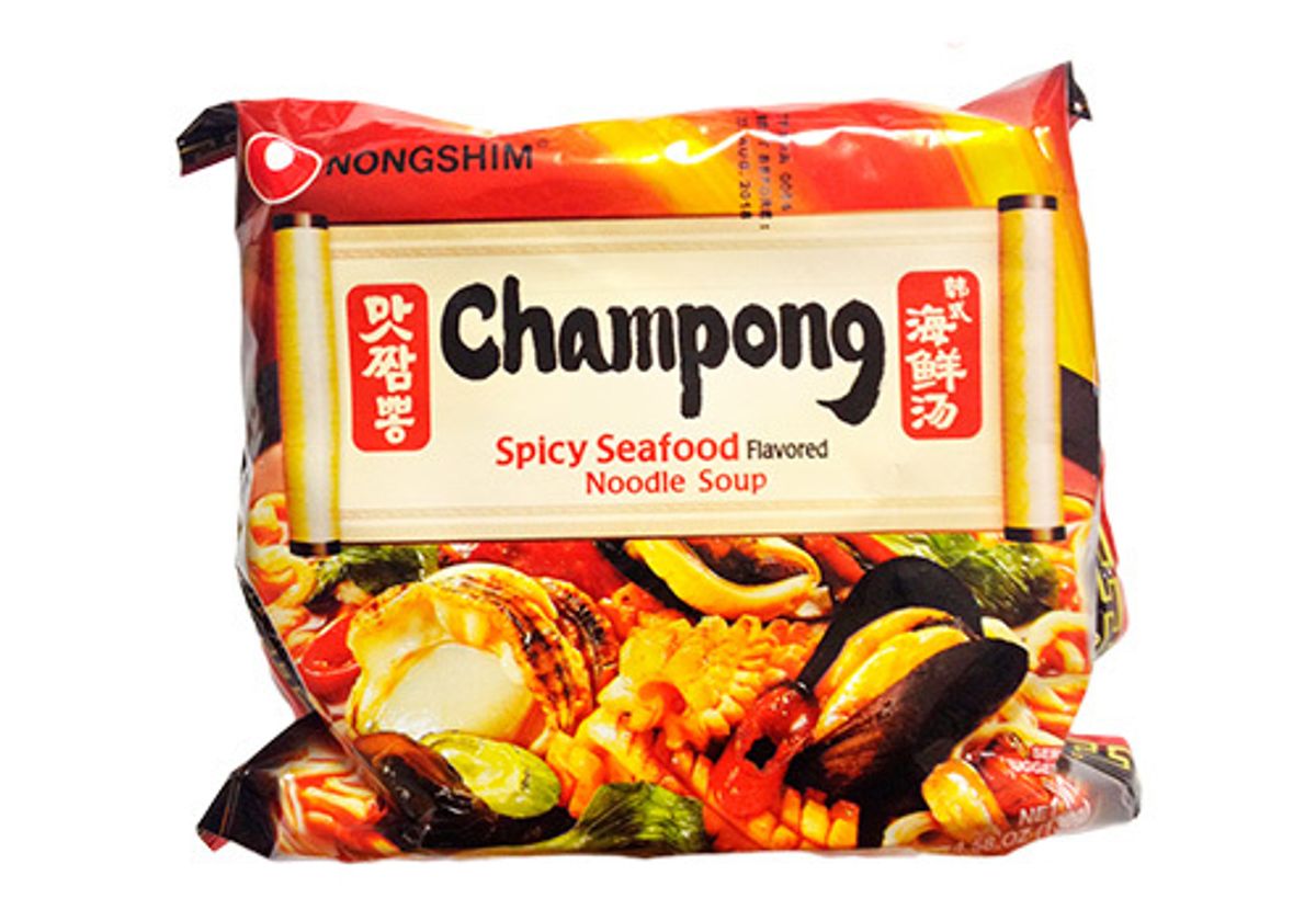 Лапша Nongshim Чампонг пряная с морепродуктами, 130г