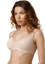 Бюстгальтер с мягкими чашками из хлопкового полотна (Размер: 80G) (Цвет: пудровый)