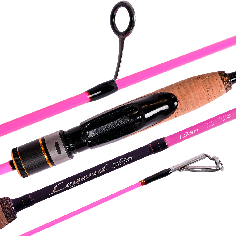 Спиннинг Maximus LEGEND AREA PINK 642SUL 1,93m 0,8-5g