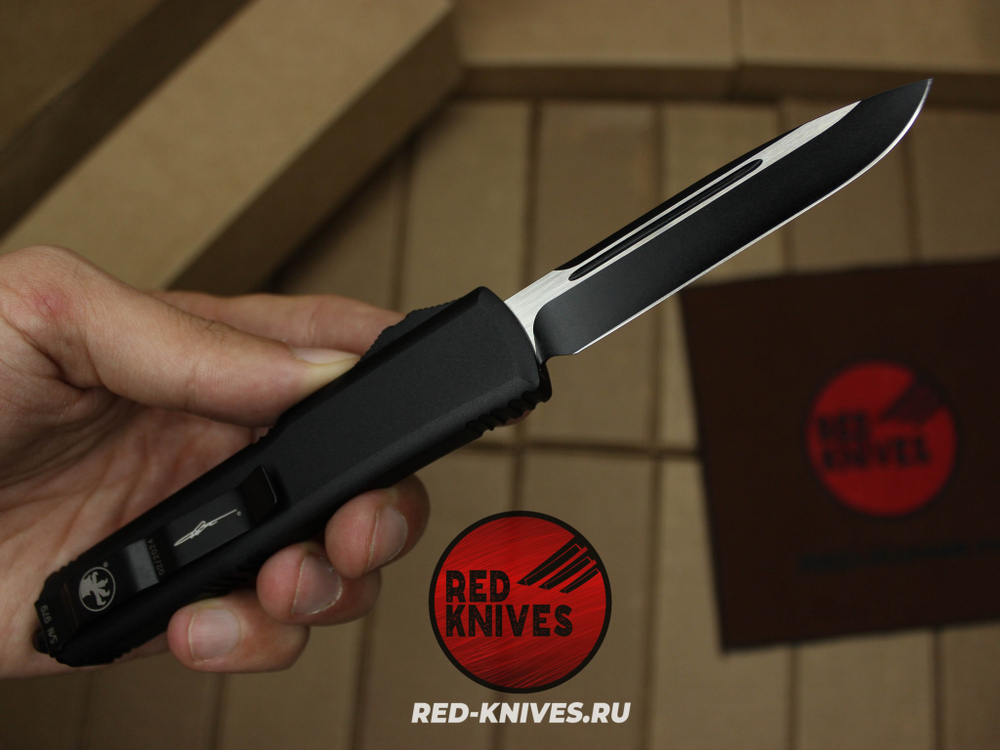 Нож Microtech Ultratech S/E A+++ - черная рукоять, стандартный черный клинок RK/Н91