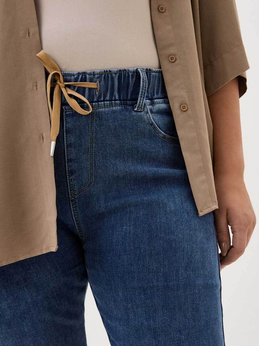 Джинсы утепленные больших размеров