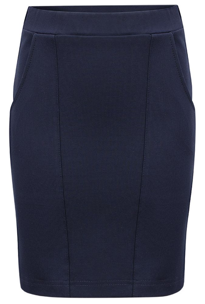 Темно-синяя юбка с карманами AMADEO 122-170