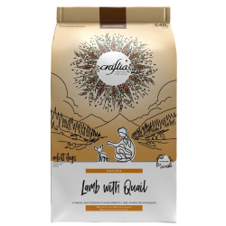 Сухой корм CRAFTIA NATURA для взрослых собак миниатюрных и мелких пород из ягненка с перепелкой 640г