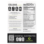Celsius, Live Fit, увлажнение, незаменимые электролиты, без кофеина, лимон и лайм, 14 стиков в виде порошка для увлажнения, по 7,41 г (0,26 унции)