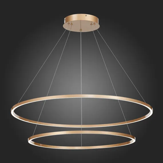 ST605.243.91 Светильник подвесной ST-Luce Золотистый/Белый LED 1*91W 4000K Подвесные светильники