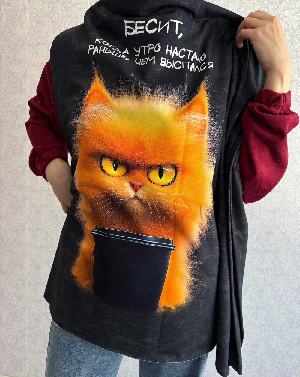 РЫЖИЙ КОТ - Кулирка с лайкрой, компакт пенье (ДЖ72 Маша) (к0 высота 75см, обрезан снизу)