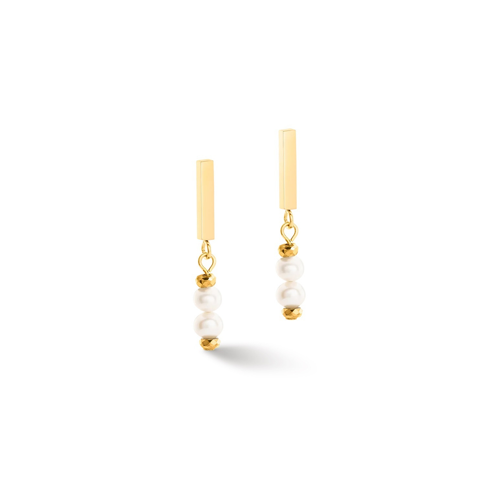 Серьги-пусеты Coeur de Lion White-Gold 1120/21-1416