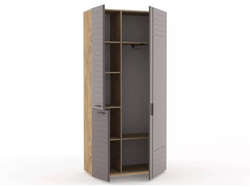 НМ 013.36 Шкаф для одежды Livorno /дуб бунратти / софт графит