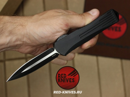 Heretic Knives Manticore-E D/E - черная рук, черный клинок RK/Н98