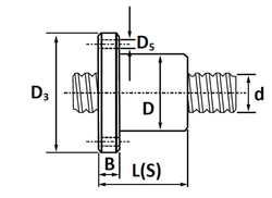 Винт ШВП 1605 (вал 10 мм)