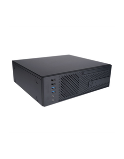 Slim Case InWin CJ708BL IP-S265AU7-2 80plus Bronze, U3*2+U2*2+A(HD)+TYPE 3.1C + FAN 80*15mm + intrusion switch Micro-ATX, mini-ITX