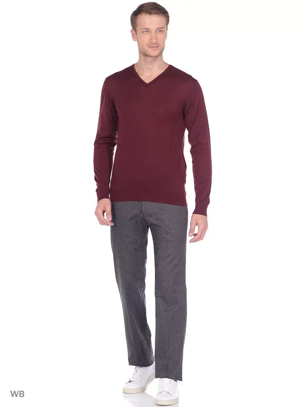 Пуловер джемпер с длинным рукавом