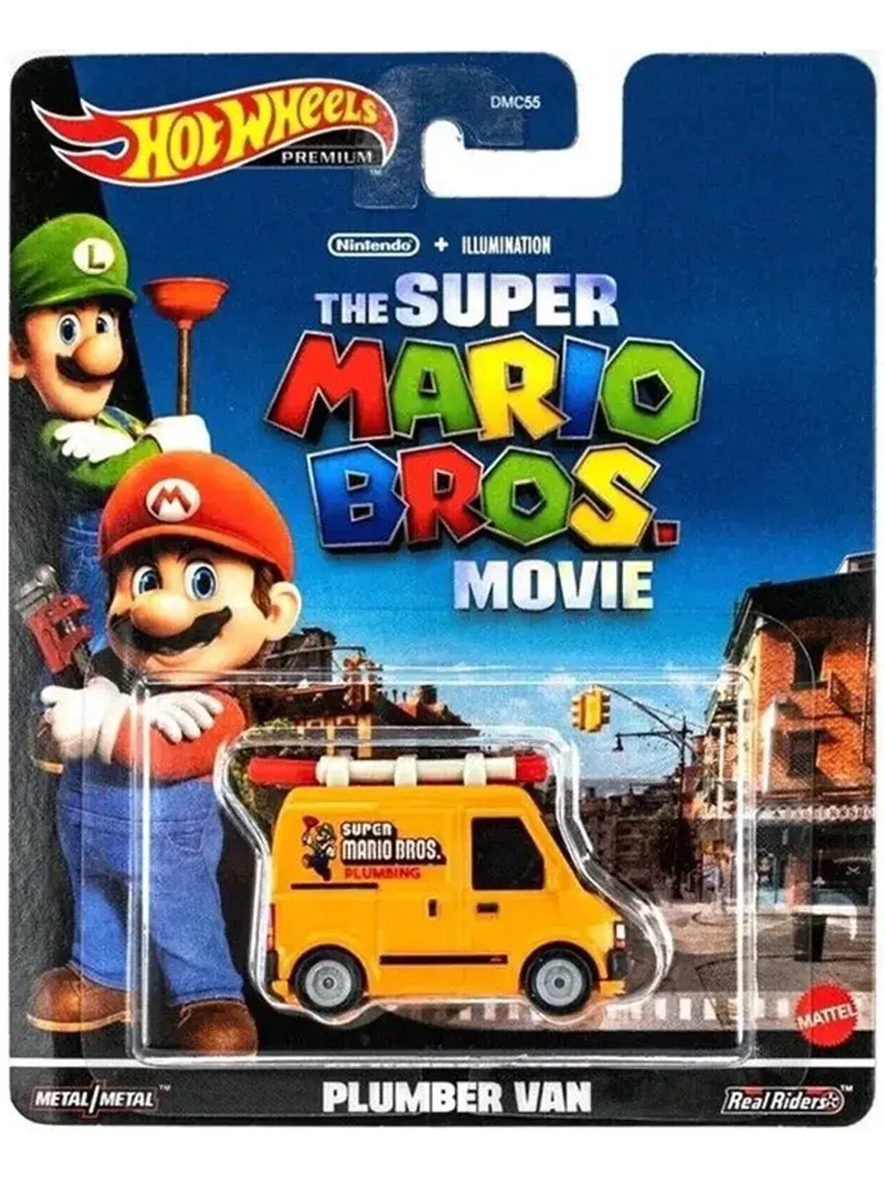 Машинка Хот Вилс Премиум Plumber Van DMC55 HKC19