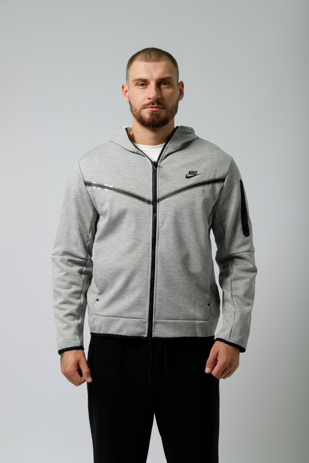 Олимпийка Nike TechFleece CU4490 (сер.)