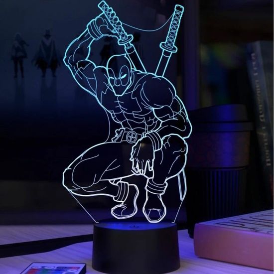 3D лампа Deadpool Дэдпул 2